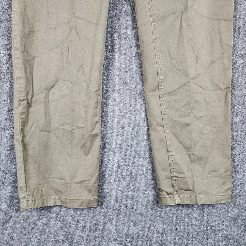 Gap Khakis Pants Women 10R Broken-In Straight Olive Green EUC